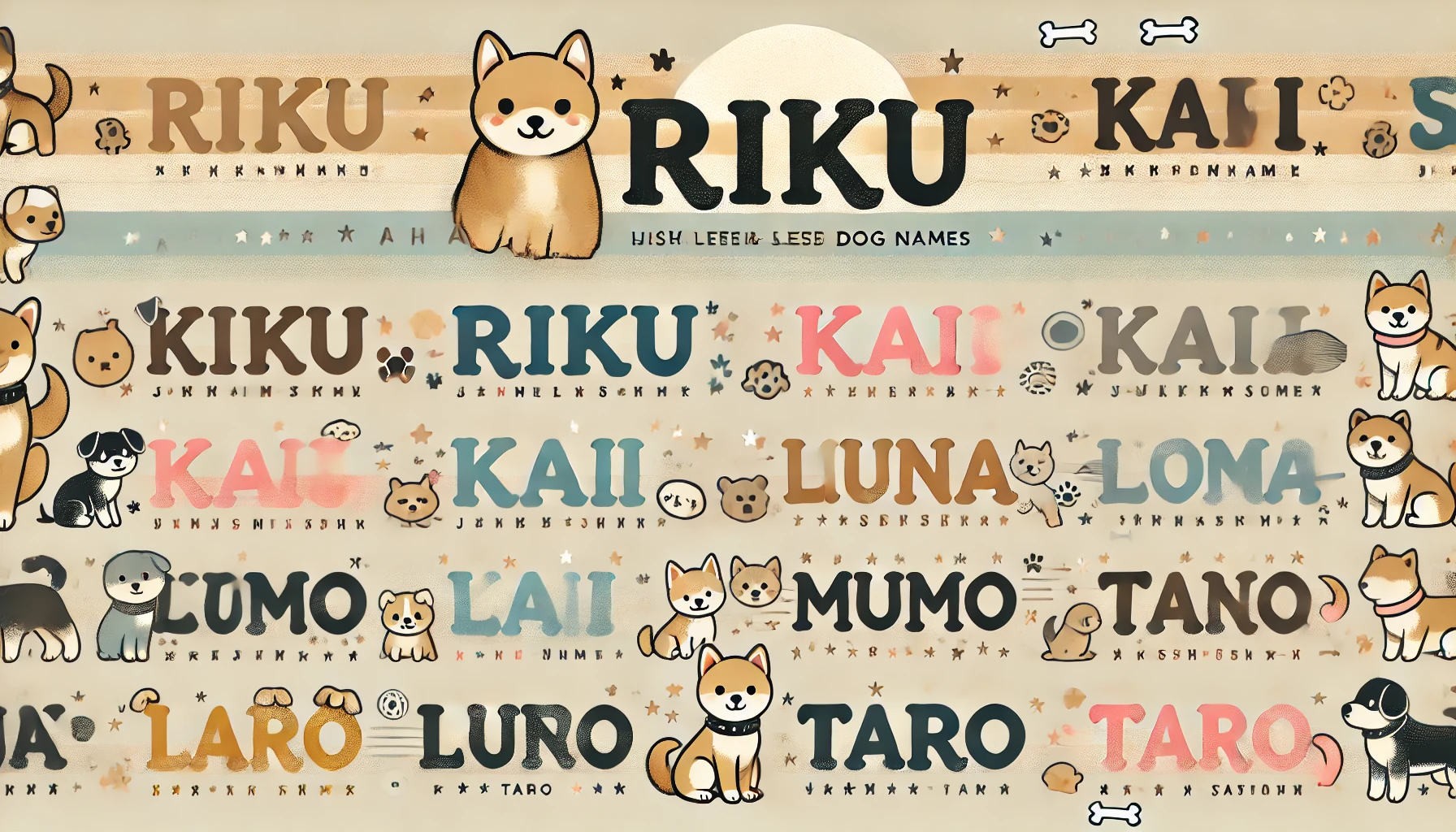 犬の名前で珍しい3文字を選ぶコツと具体例を紹介 | ひろきやの犬: 愛犬との幸せな暮らし情報